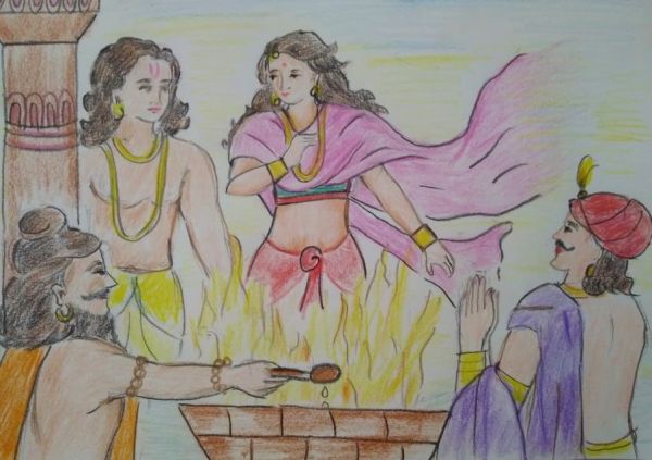 Draupdi Ke Janm Ki Katha ( द्रौपदी के जन्म की कथा )