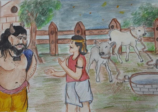 Poor Bhrahman , Thief Aur Monster  ( गरीब ब्राह्मण, चोर और राक्षस )