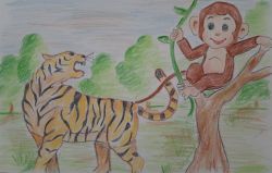 Budhiman Bander (बुद्धिमान बंदर )