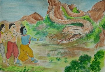 Adhasur Vadh ( अधासुर वध )