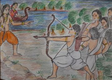 Chitrarath Gandhrav Ki Parajay  ( चित्ररथ गंधर्व की पराजय  )