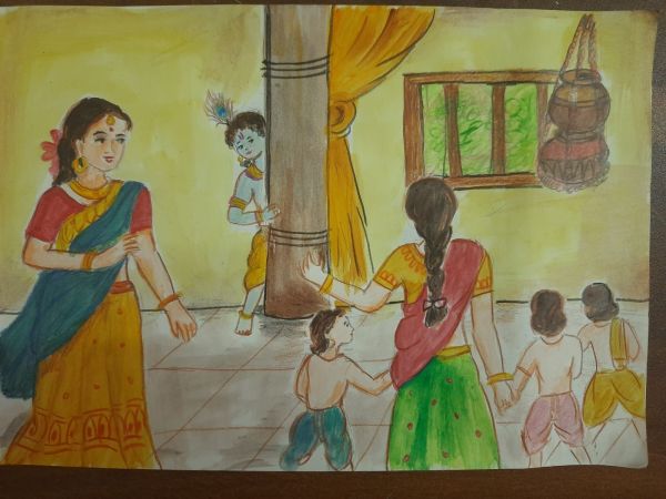 Bal Krishana Aur Prabhavati Gopi (  बाल कृष्ण और प्रभावती गोपी )