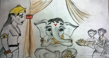 Ganesh aur Kuber