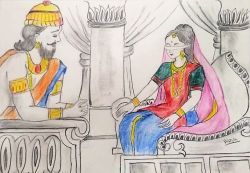 Dhritrashtra Aur Gandhari (धृतराष्ट्र और गांधारी )