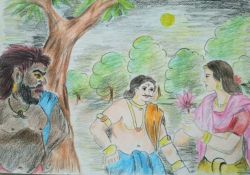 Hidhmbasur Ka Vadh ( हिड्म्बासुर का वध )