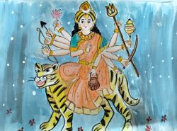 Maa Chandraghanta (माँ चन्द्रघण्टा)