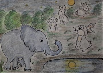 Haathi Aur Khargosh ( हाथी और खरगोश )