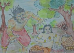 Bakasur Ka Vadh  ( बकासुर का वध )