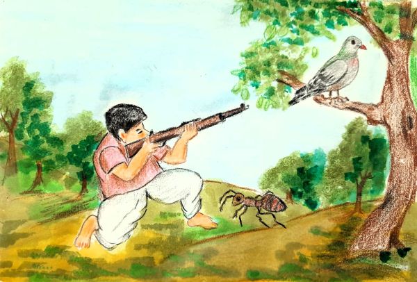 Chiti Aur Kabutar (चींटी और कबूतर)